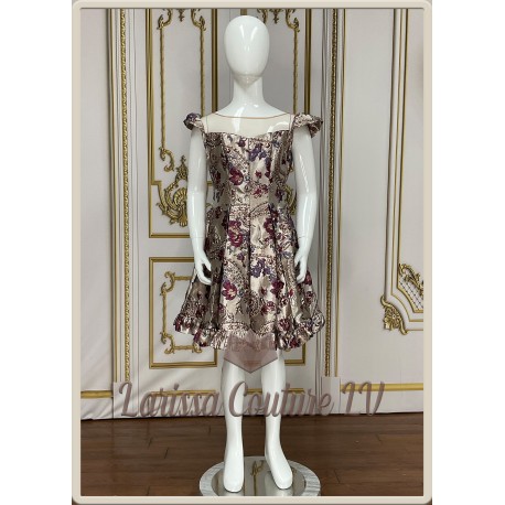 Eva Brocade Cocktail Dress