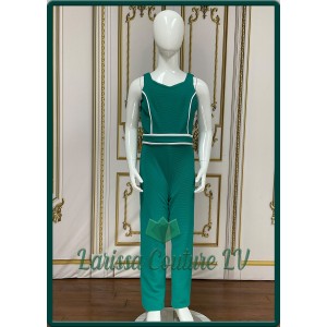 Layla Teal Straight Jumpsuit