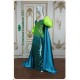 Elizabeth Multicolor Sequin Blue/Green Straight Dress