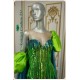 Elizabeth Multicolor Sequin Blue/Green Straight Dress