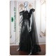 Midnight Black A-Line Long Dress