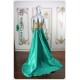 Nena Princess Green/Gold A-Line Dress