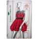 Amira Red Mini Bubble Dress