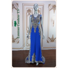 Seraphine Egyptian Blue Dress