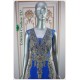 Seraphine Egyptian Blue Dress