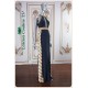 Harper Royal Blue and Gold Straight Dress