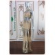 Stella Beaded Gold Two Pieces Straight Dress