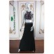 Ari Two Pieces Black Halter Gown