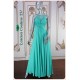 Grace Aqua Flow Long Dress