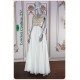 Ivy White Gold Beaded Dress