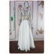 Ivy White Gold Beaded Dress