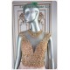 Karolina Pink Gold Beaded Dress