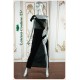 Lore Black Velvet Gown