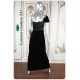 Lore Black Velvet Gown