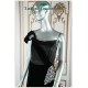 Lore Black Velvet Gown