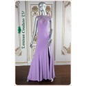 Madeline Pale-Violet Top A-Line Dress