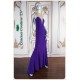 Kinsley Purple Gol Beaded Top Long Dress