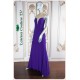 Kinsley Purple Gol Beaded Top Long Dress