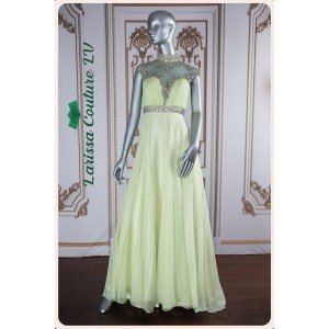 Sadie Sunny Lime Long Dress