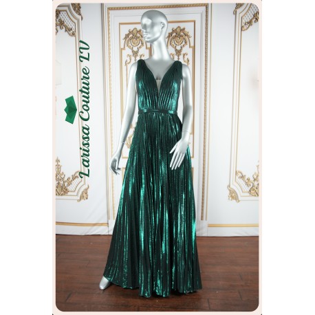 Savanah Metallic Long dress