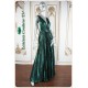 Savanah Metallic Long dress