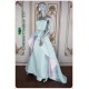 Alison BlueGrey and Pink Long Dress