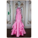 Lyla Pink Mikado Mermaid Dress