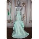 Melody Bright Mint Brocade dress