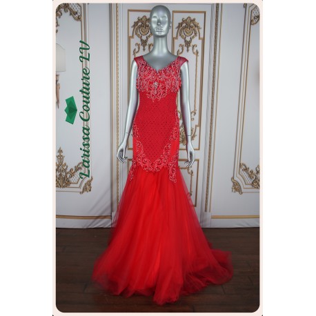 Hadley Red Lace Dress