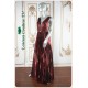 Savanah Metallic Long dress