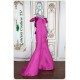 Josie Mikado Hot Pink Mermaid Dress