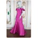 Josie Mikado Hot Pink Mermaid Dress