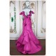 Josie Mikado Hot Pink Mermaid Dress