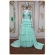 Marina Pearl Aqua Straight Two Pieces Dress