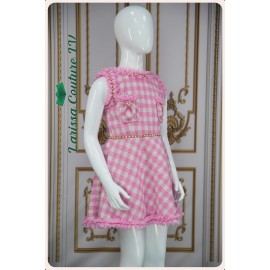 Annabel Barbie Pink Mini Dress