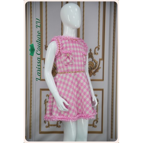 Annabel Barbie Pink Mini Dress