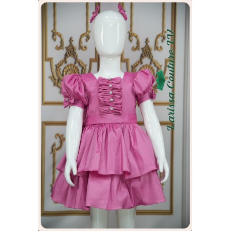 Millie Kid Party Wear Dusty Rose Dress