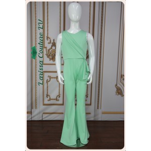 Esther Pistachio Girl Jumpsuit