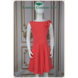 Amara  Coral Girl Dress