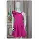 Reagan Cerise Color Scuba Girl Dress