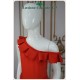 Ximena Scuba Orange Girl Dress