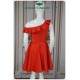 Ximena Scuba Orange Girl Dress