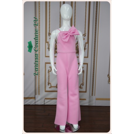 Summer Barbie Pink Girl Jumpsuit