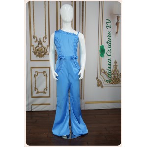 Rosalie Celestial Blue Girl Jumpsuit