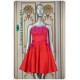 Kailani Red Pink Satin Short Dress