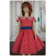 Oaklynn Red Polka Dot Girl Dress