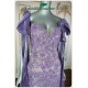 Journee Straight Dress Purple Lace