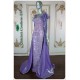 Journee Straight Dress Purple Lace