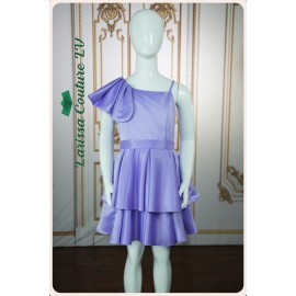 Kiara Elegant Purple Girl Dress