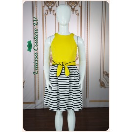 Alessia Yellow Girl Dress